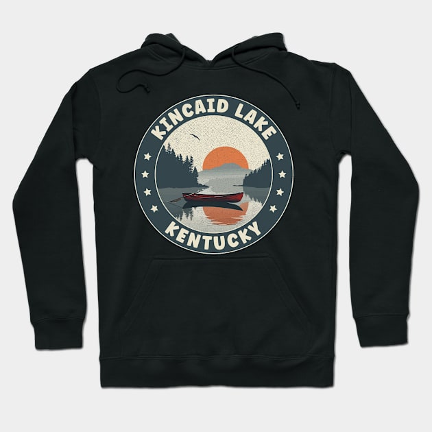 Kincaid Lake Kentucky Sunset Hoodie by turtlestart